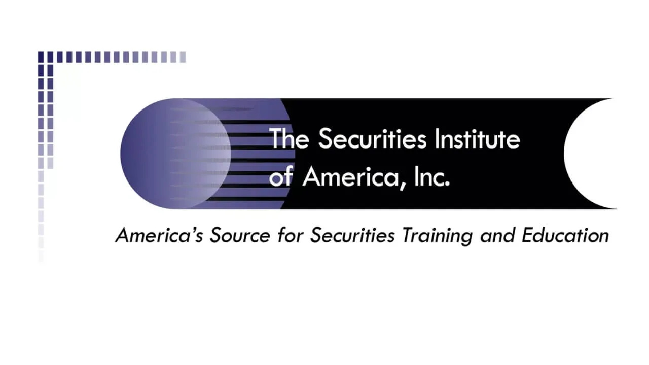 Logo of The Securities Institute of America, Inc. - America's source for securities training and education